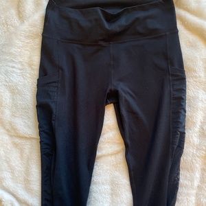 Fabletics Power Hold Black Leggings (with Pocket)